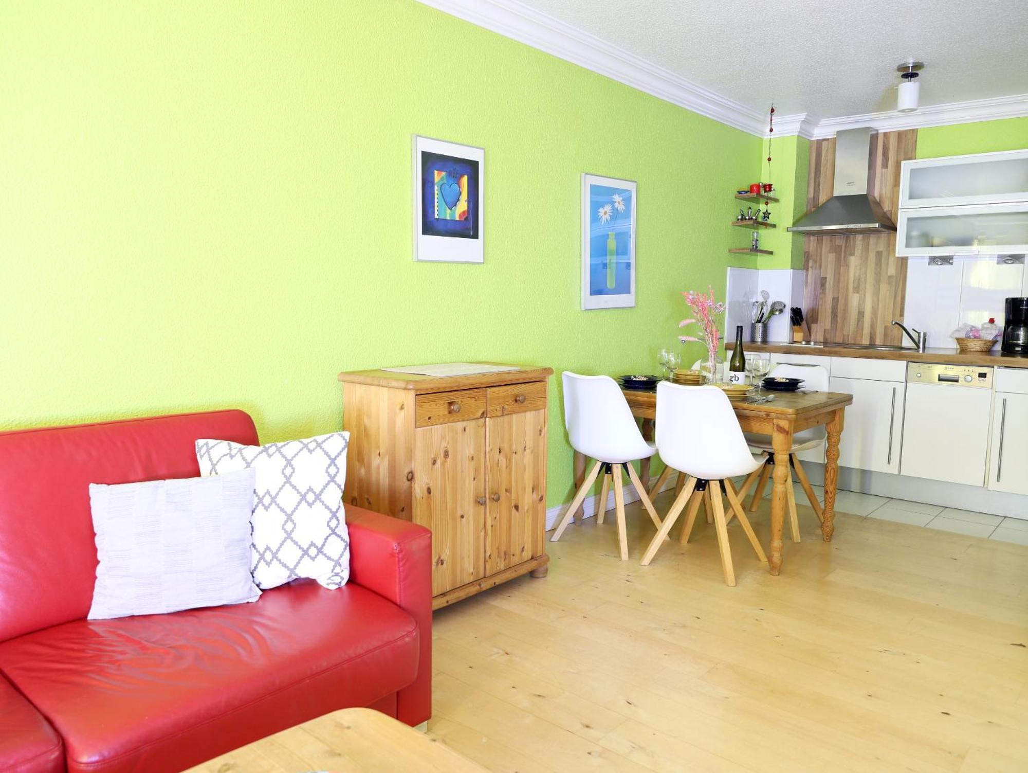 Geraeumiges 2-Zimmer-Appartement In Der 3. Etage Des Hauses. 베스터란트 외부 사진